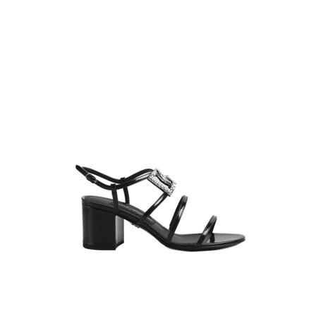 Dolce & Gabbana, High Heel Sandals Czarny, Kobieta, Rozmiar: 40 EU