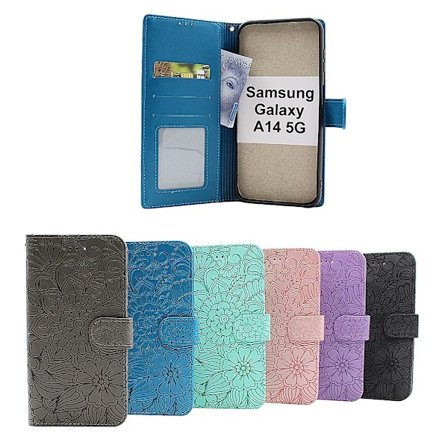 Flower Standcase Wallet Samsung Galaxy A14 5G