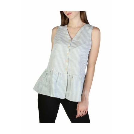 Armani Exchange, 3Zyh 47Yncmz top Blauw, Dames, Maat:S,gestreept