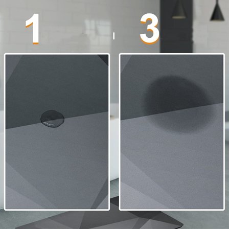 Hurtigtørkende baderomsmatte, absorberende svampesteinbrett, ultrafine fibre med sklisikker bakside for kjøkken og dyrehjørner, grå 40 x 60 cm