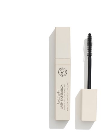 Gosh Lash Extension Mascara Ripsiväri Maskara Meikki Black GOSH COPENHAGEN