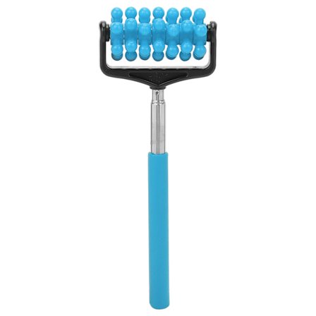 Ryggmassage Roller Stick Män Kvinnor Hushåll Muskelömhet Smärtlindring Teleskopisk Roller Massager Himmelsblå Kort stilhimmelsblå