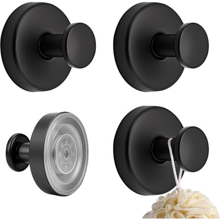 Sugekopper, 4 stk, håndkleholder, sugekopp, ekstra sterk, svart sugekopp, ekstra sterk, vakuum sugekopp (klassisk og elegant, stk, 4)