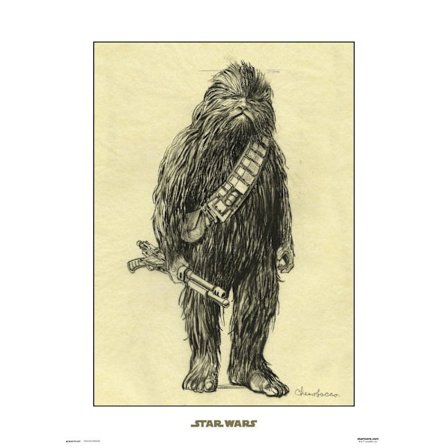 STAR WARS - CONCEPT ART - CHEWBACCA - Art Print