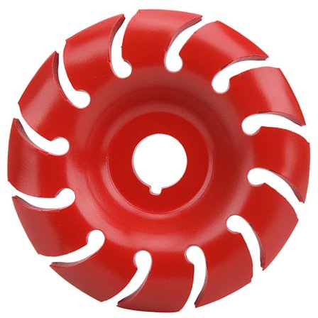 Treskjæringsskive 12 tenner 90x16mm Rød Skjæreverktøy Vinkelsliper Trebearbeidingsverktøy