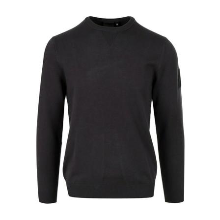Outhere Round-neck Strik Sort, Herre Strik, Størrelse: M