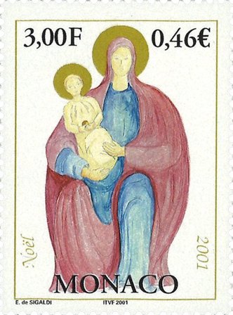 Monaco - Jul 2001 - Postfrisk frimærke