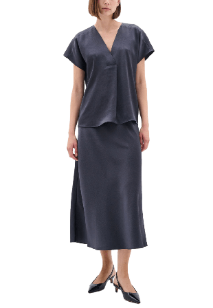 Inwear SendraIW Bias Skirt Kjolar Dam Grå 40