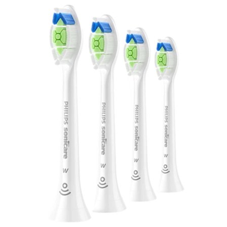 Sonicare Whitening tandbørstehoveder, 4-pak, medium bløde