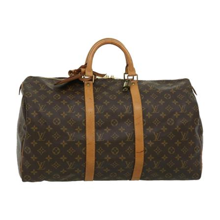 Louis Vuitton Vintage, Weekend Bags Bruin, unisex, Maat:ONE Size