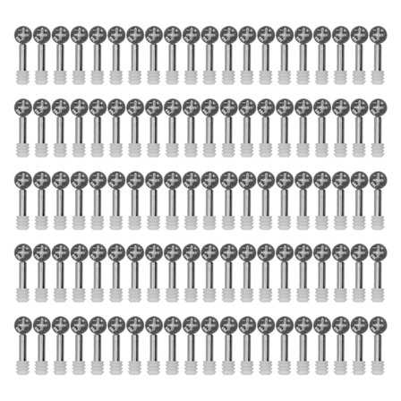 100 Set 3 i 1 Möbelbeslag Skåpdörr Garderob Monteringssats