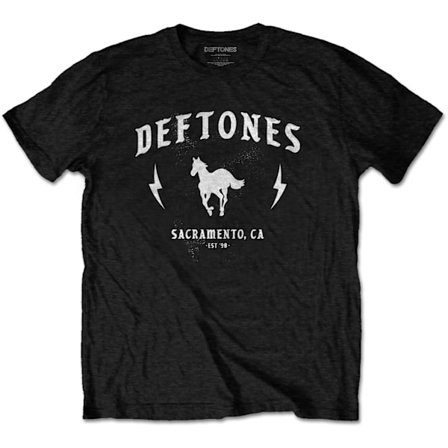 Deftones Unisex Adult Pony T-Shirt XL Svart