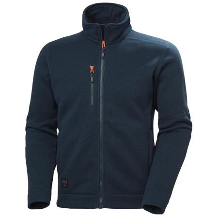 Helly Hansen Workwear Kensington 72250-590 Fleecetakki neulottu rakenne, kokopitkä vetoketju Laivastonsininen, Vaatteet