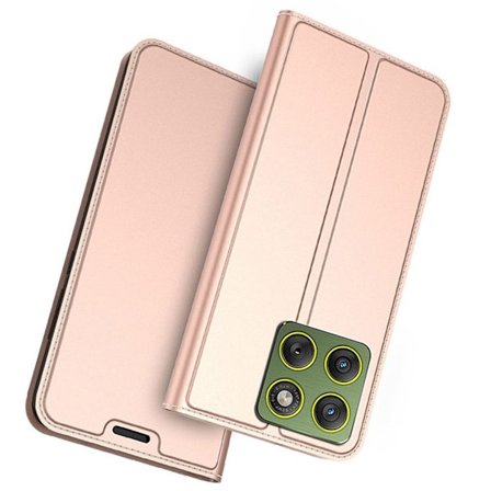 Motorola Edge 70 5G Wallet Cover Card Holder Stand – Rose Gold