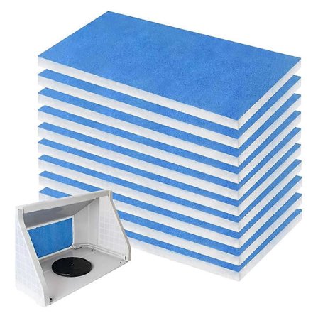 11 stk. Malerstøvfilter, Sprøjteboksfilter, Malerstøvfilter til udskiftning af Airbrush Sprøjtebokse Maling