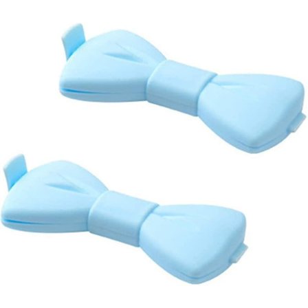 10 stk. per pakke Utsøkte Kreative Matforseglingsklips Sløyfeformet Plastforseglingsstenger