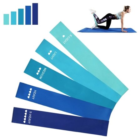 Fitness Elastiske Modstandsbånd Træningselastikker Træning