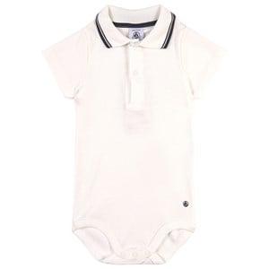 Kids - Petit Bateau White Floral Baby Body 12 months - All in ones - 12 months - White