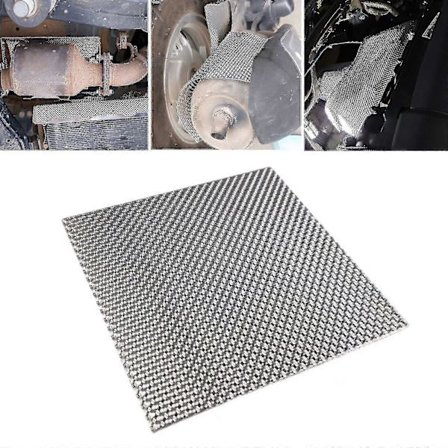 Relif Aluminium Varmebeskyttelse Brannmur Gulvpanne Drivstofftank Sølv Turbo Manifold 300mm X 500mm Aluminium