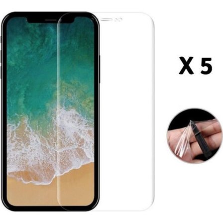 Skydd film - Phonillico - Kompatibel med Apple iPhone X - 5-pack - Ultra hållbar - Ultra tunn