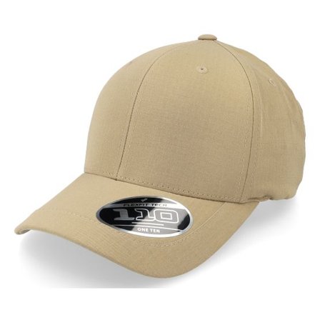 Flexfit - Beige adjustable Keps - Khaki 110 Ripstop Adjustable @ Hatstore