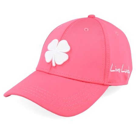 Black Clover - Pinkki flexfit Lippis - Premium Clover Psych Pink/White Flexfit @ Hatstore