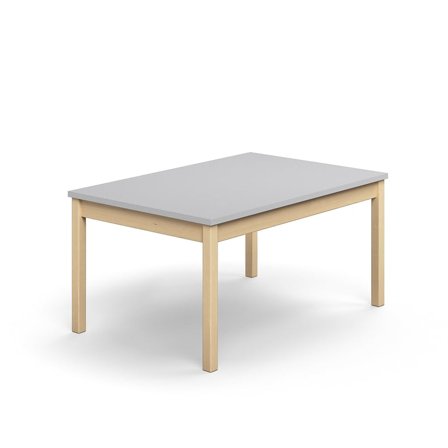 Table DECIBEL, 1200x800x590 mm, noise reducing HPL, grey