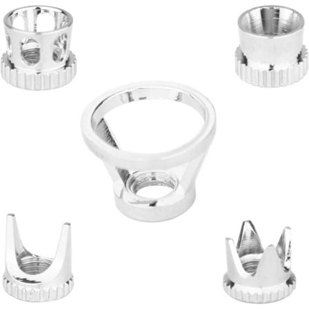 5 stk Universelle luftbørste nålhette erstatning for forskjellige sprøyteeffekter