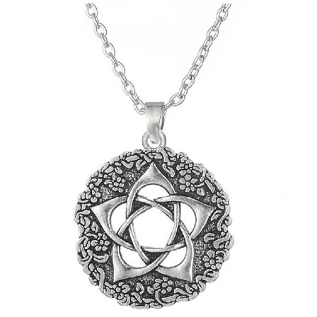 Necklace - Pentacle of the Goddess - Pentagram - Chain