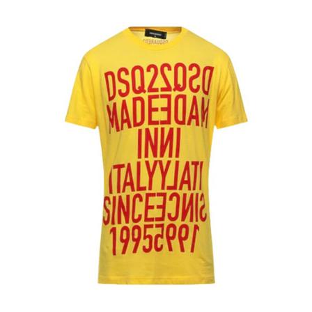 Dsquared2 T-Shirts gul, Herr, Herr, Storlek: L