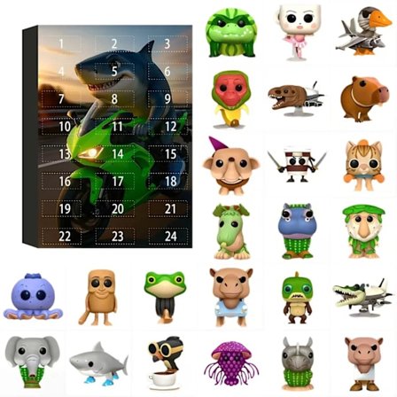 24 kpl Italialainen hahmo Brainrot Tung Sahur Tralalero Tralala puutikkufiguurit Euphonium Krokodil Shimpanzini Bananini -malli