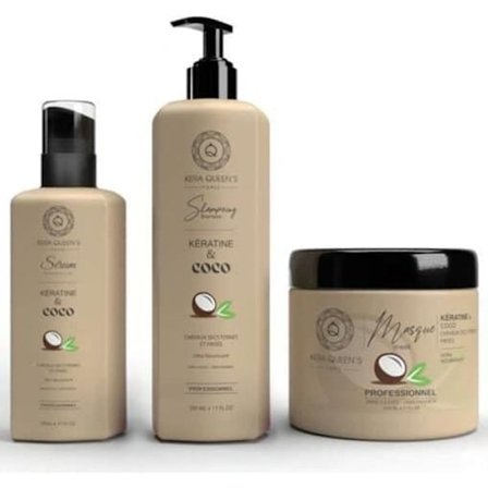 Keratin- og kokosnøddesortiment - Kera Queen's