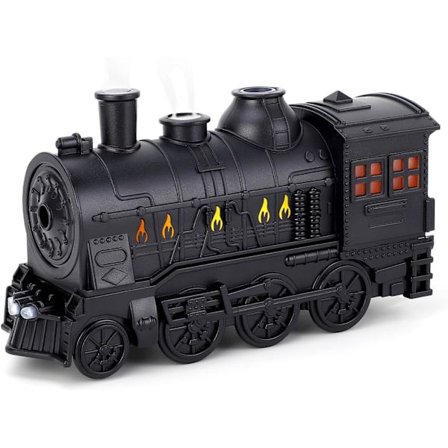 Tren Luftfugter, 300ml Aromadiffuser, Retro Aromadiffuser til Soveværelse, med 2 Lys 2 Tilstande