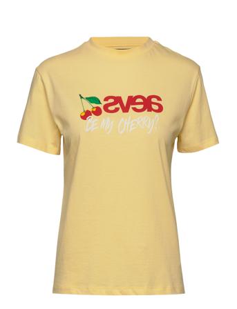 Everyday Tee - Be My Cherry T-shirts & Tops Short-sleeved Gul Svea
