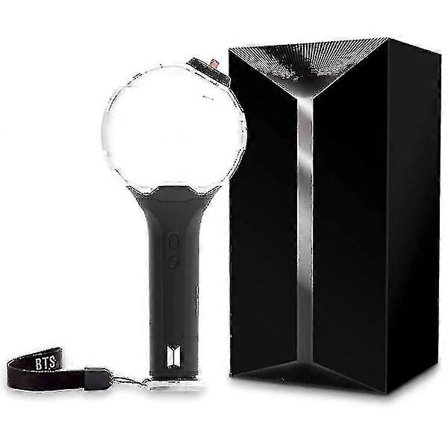 BTS Officiell Light Stick Ver.3 Med 7 Fotokort & Gratis Gåva(rui), K-Pop Merchandise