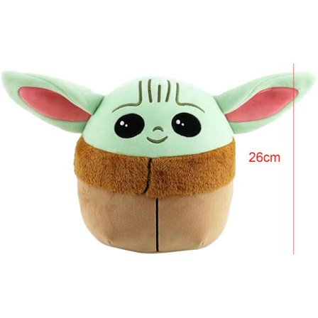 Baby Yoda Plyschleksak Vaknar Mästare Gosedjur Kudde Present