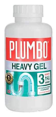 PLUMBO Avløpsåpner Heavy Gel 3 doser