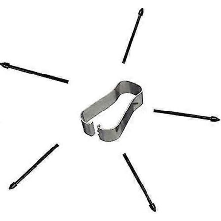 Ekstra spisser for Samsung Galaxy Tab S8/S8+ Ultra (5-pakning, svart)