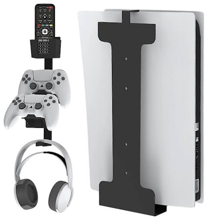 Universal Metal Vægholder til PS5 Spilkonsol, Controller, Headset Opbevaring Display Stativ