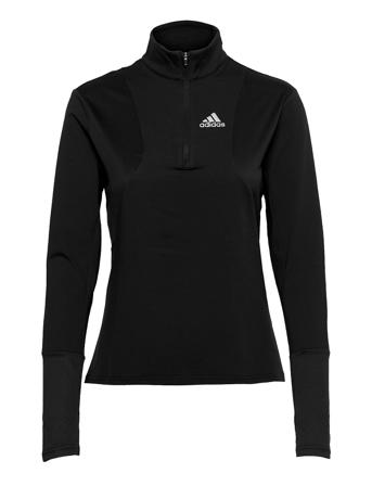 Own The Run 1/2 Zip Tee W Black Adidas Performance