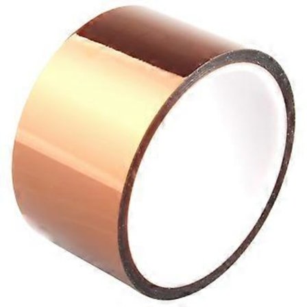 Høytemperaturtape, syre- og alkaliresistent teip for kretskort, gull, 50 mm * 33 m, høy isolasjon