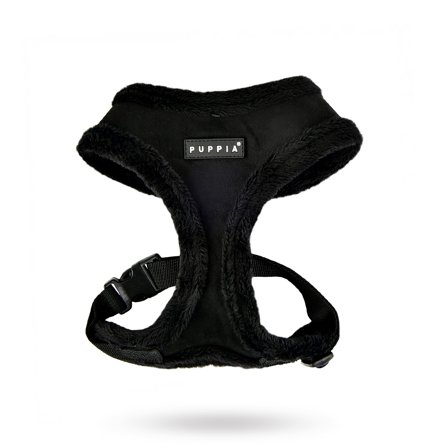 Puppia - TERRY Black - Fodrad Hundsele - Hundsele