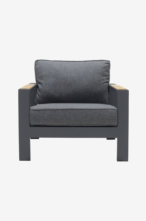 LifestyleGarden - Nojatuoli PALAU - Harmaa - Nojatuolit ulkokäyttöön - - Homeroom