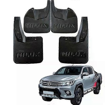 Laadukkaat auton roiskeläpät Toyota Hilux REVO 4WD 2015 2016 2017 2018 2019 2020 2021 -malleihin, roiskesuojat, lokasuojat, lisävarusteet