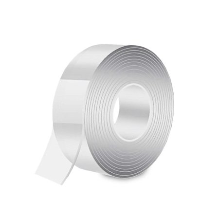 3M Dubbelsidig Transparent, Extra Stark Dubbelsidig Nano Tejp Tvättbar Avtagbar, Ultrastark Spårlös Självhäftande Tejp Återanvändbar för Matta, Foto