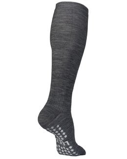 Støttestrømpe "Støtte" med sklisikring Grå - 40/44 - Locköstrumpan