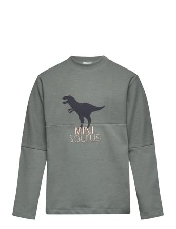 Hcanton - T-Shirt Tops T-shirts Long-sleeved T-shirts Green Hust & Claire