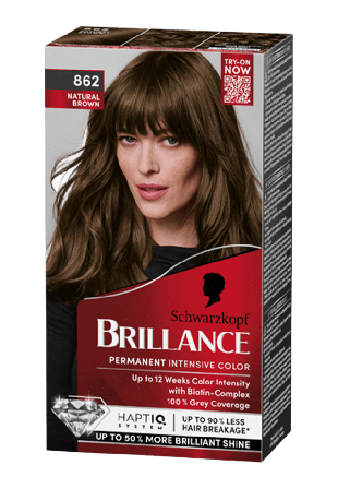 Schwarzkopf Brillance Hårfärg Dam Brun ONESIZE