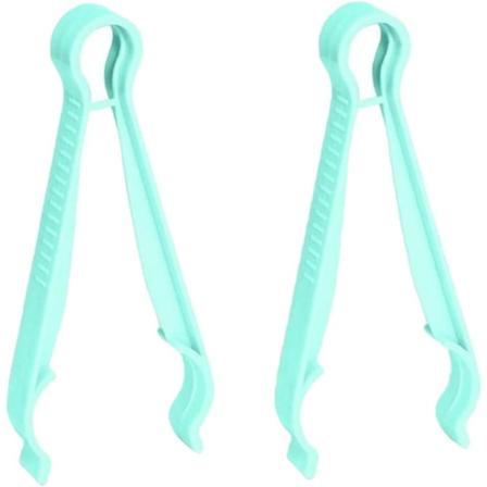 2 stk. Babyflasketang Multifunktionel Anti-skoldning Skridsikker Flaskeklips Fodringsflaskeklemme Varme Flaskeholder til Småbørn