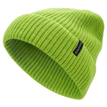 Baltic | Gorro de punto de canalé de acrílico verde para hombres - Gorros de punto